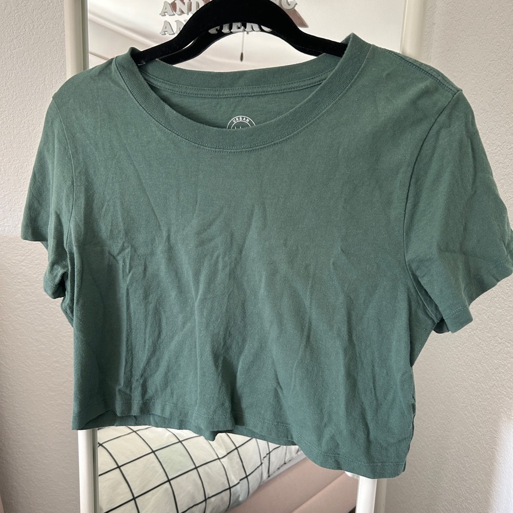 Urban Outfitters Crop Top Green